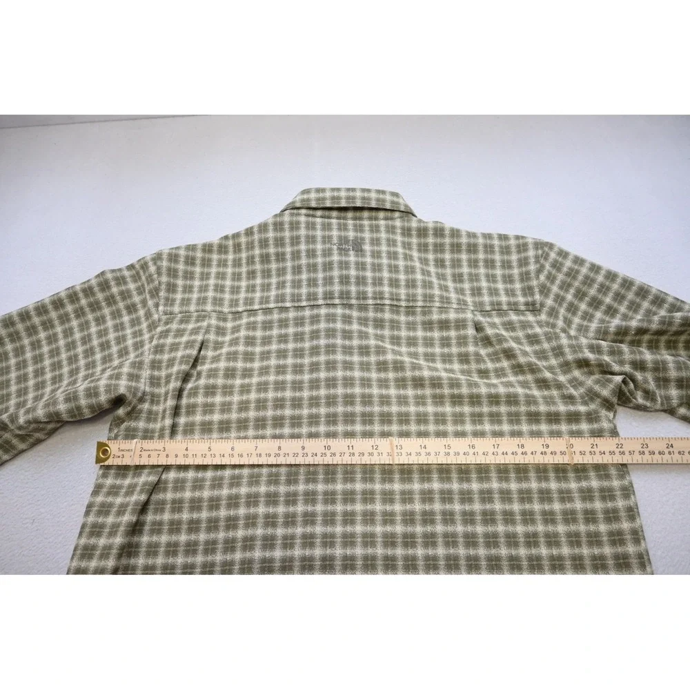 VTG The North Face Button Down Camp Shirt Mens Medium‎ Large Excellent Plaid